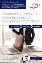 MANUAL ELABORACION Y EDICION DE PRESENTACIONES CON APLICACI | portada del libro