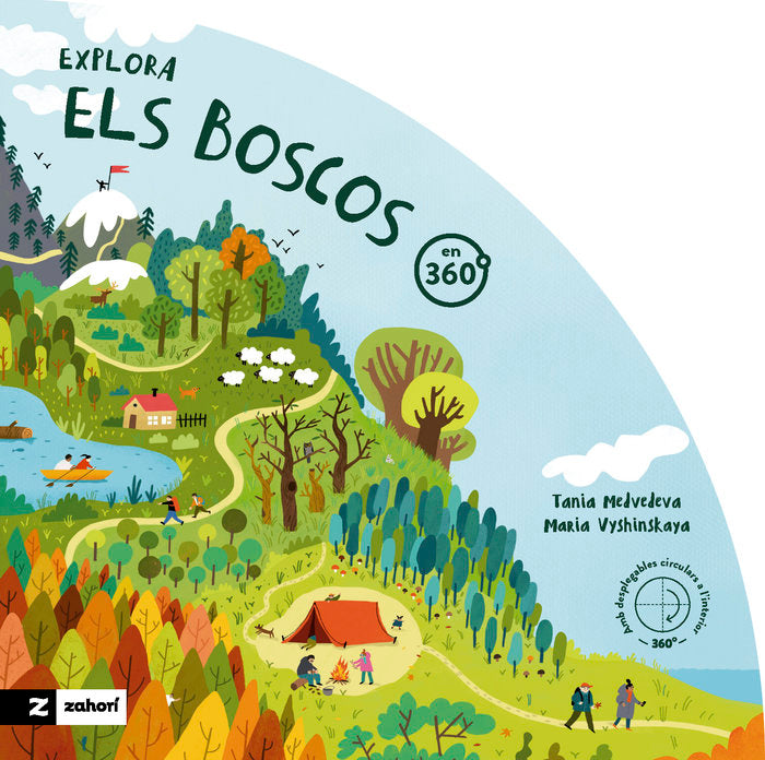 EXPLORA ELS BOSCOS EN 360º, de MEDVEDEVA, TANIA | portada del libro
