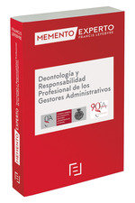 DEONTOLOGIA Y RESPONSABILIDAD PROFESIONAL DE GESTORES ADMIN | portada del libro