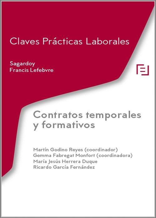 CONTRATOS TEMPORALES Y FORMATIVOS | portada del libro