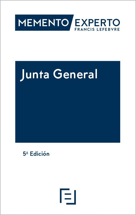 MEMENTO EXPERTO JUNTA GENERAL 5ª ED. | portada del libro