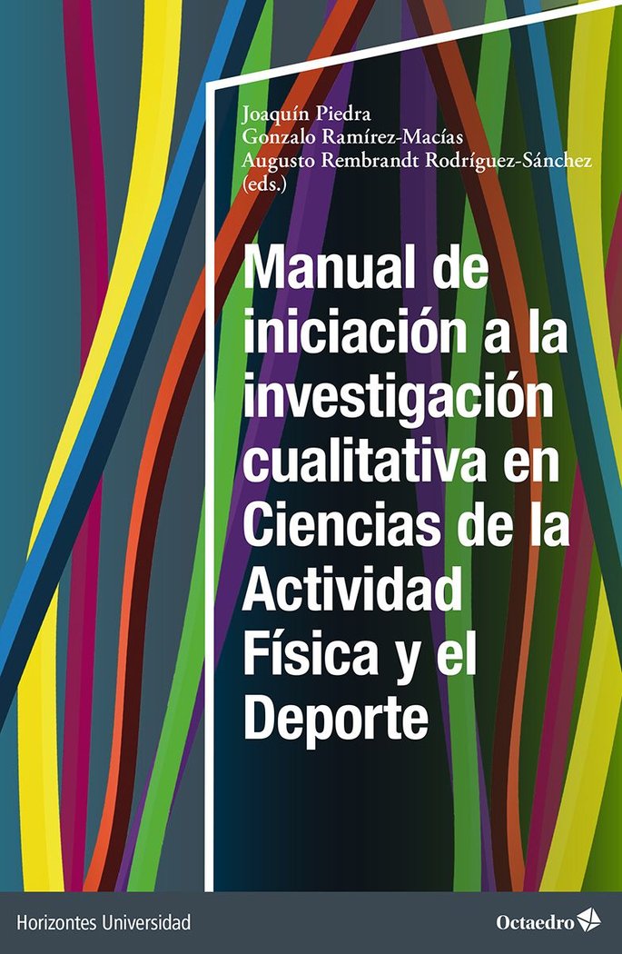 MANUAL DE INICIACION A LA INVESTIGACION CUALITATIVA EN CIENCIAS DE LA ACTIVIDAD | portada del libro