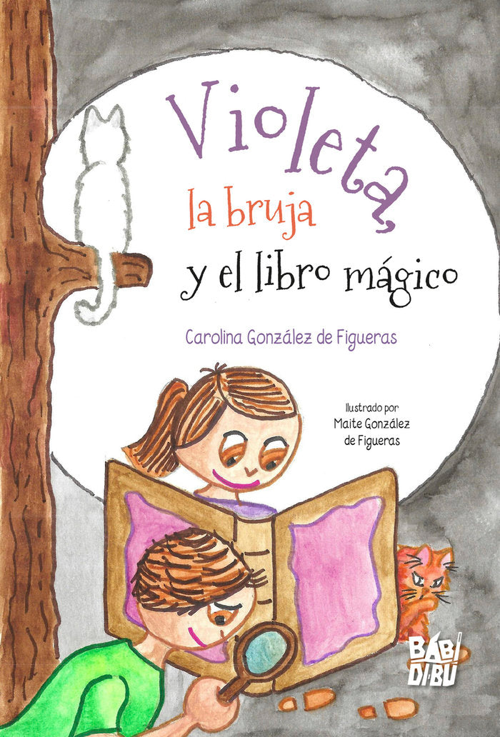 VIOLETA, LA BRUJA Y EL LIBRO MAGICO, de GONZALEZ DE FIGUERAS, CAROLINA | portada del libro