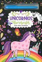 UNICORNIOS FLUORESCENTES (BLOC PARA COLOREAR), de Varios autores | portada del libro