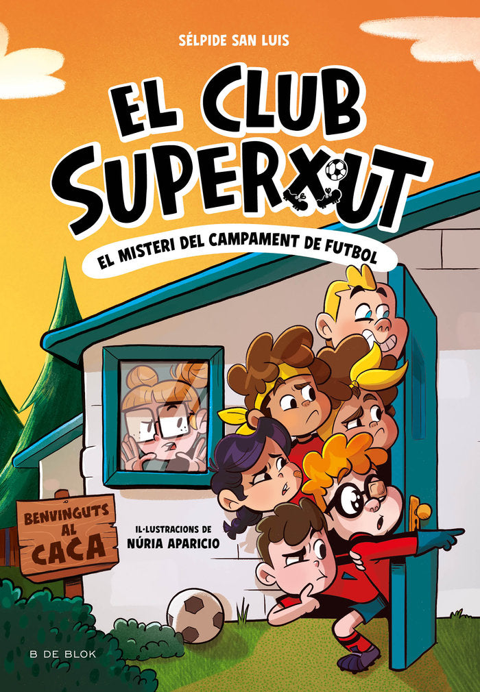 EL CLUB SUPERXUT 2 - EL MISTERI DEL CAMPAMENT DE FUTBOL, de SAN LUIS, SELPIDE | portada del libro