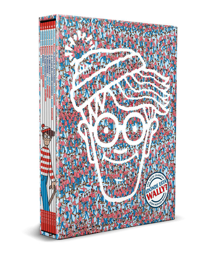 ¿DONDE ESTA WALLY? EL GRAN DESAFIO: 7 TITULOS EN UN ESTUCHE UNICO., de HANDFORD, MARTIN | portada del libro