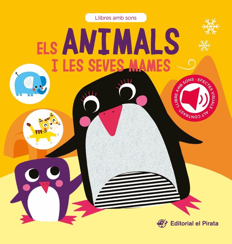 ELS ANIMALS I LES SEVES MAMES, de DEL PIRATA, EDICIONS | portada del libro