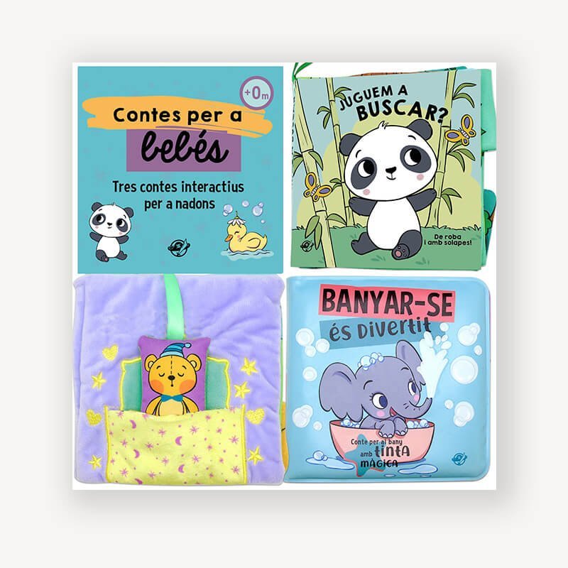 CONTES PER A BEBES D'UN ANY - TRES CONTES INTERACTIUS PER ALS MES PETITS, de DEL PIRATA, EDICIONS | portada del libro