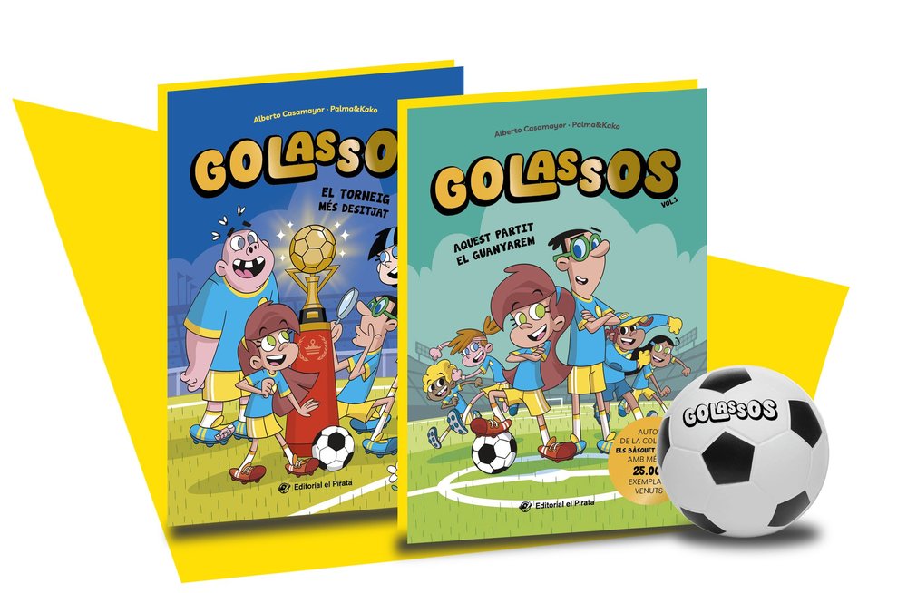 ESTOIG GOLASSOS: 2 LLIBRES + PILOTA, de CASAMAYOR, ALBERTO | portada del libro