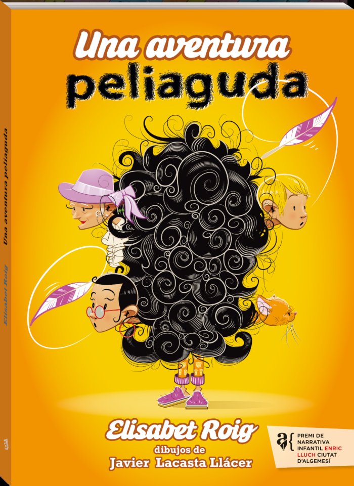 UNA AVENTURA PELIAGUDA, de ELISABET ROIG | portada del libro