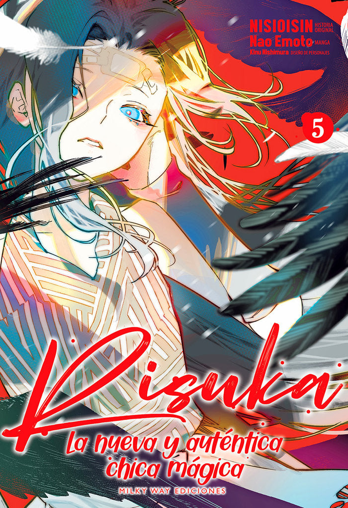 RISUKA, LA NUEVA Y AUTÉNTICA CHICA MÁGICA 5, de -, NISIOISIN | portada del libro