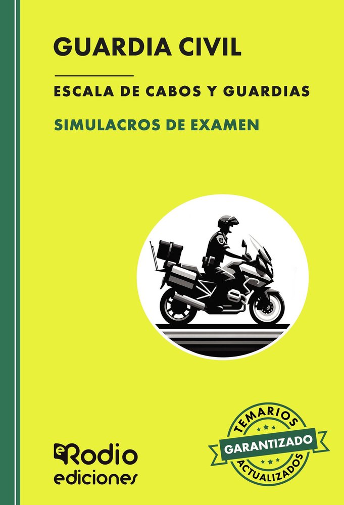 GUARDIA CIVIL ESCALA DE CABOS Y GUARDIAS 2025, de Autores, Varios | portada del libro