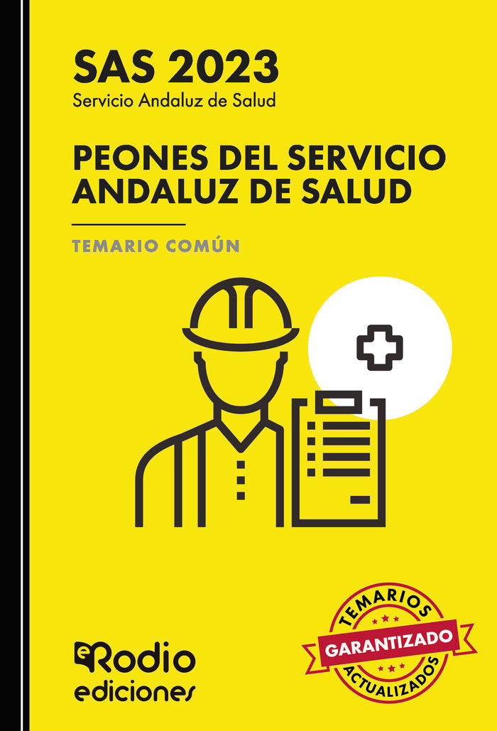 PEONES DEL SERVICIO ANDALUZ DE SALUD. TEMARIO COMU, de JOSE LUIS DE ISLA SOLER | portada del libro