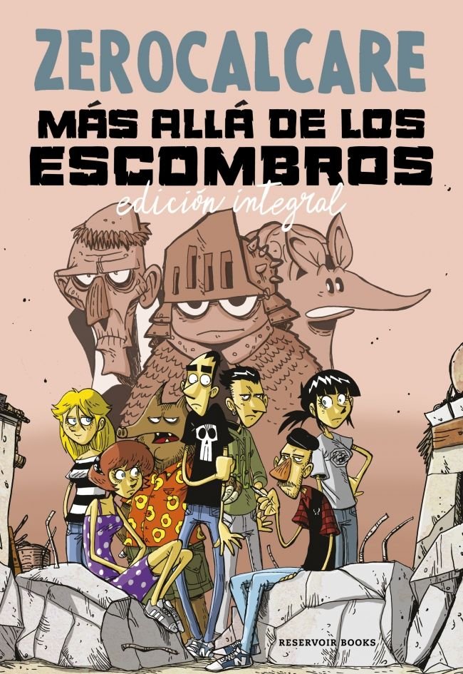 MAS ALLA DE LOS ESCOMBROS, de ZEROCALCARE | portada del libro