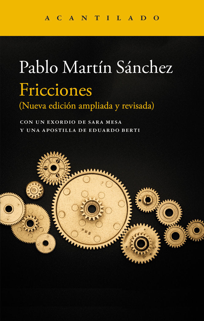 Fricciones, de MARTIN SANCHEZ, PABLO | portada del libro