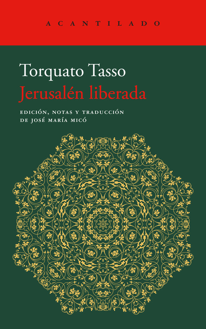 JERUSALEN LIBERADA, de TASSO, TORQUATO | portada del libro
