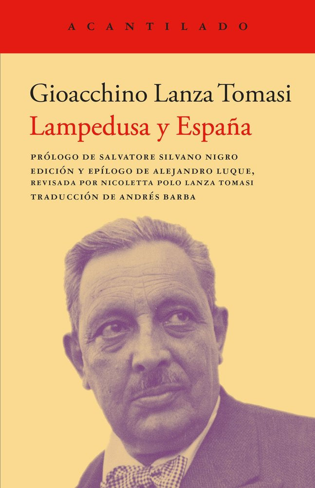 LAMPEDUSA Y ESPAÑA, de TOMASI, GIOACCHINO LANZA | portada del libro