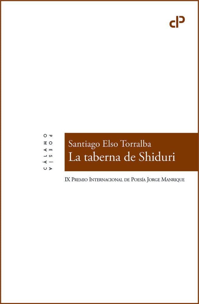 La taberna de shiduri, de Elso Torralba,Santiago | portada del libro