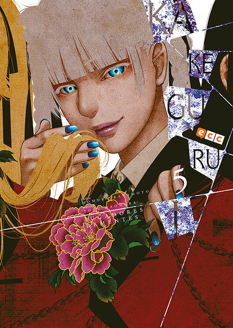 KAKEGURUI JUGADORES DEMENTES 5 SEGUNDA EDICION, de KAWAMOTO,HOMURA | portada del libro