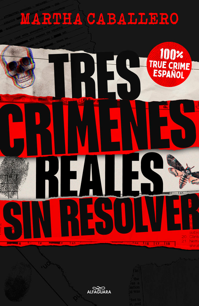 TRES CRIMENES REALES SIN RESOLVER, de CABALLERO TEJERO, MARTA | portada del libro