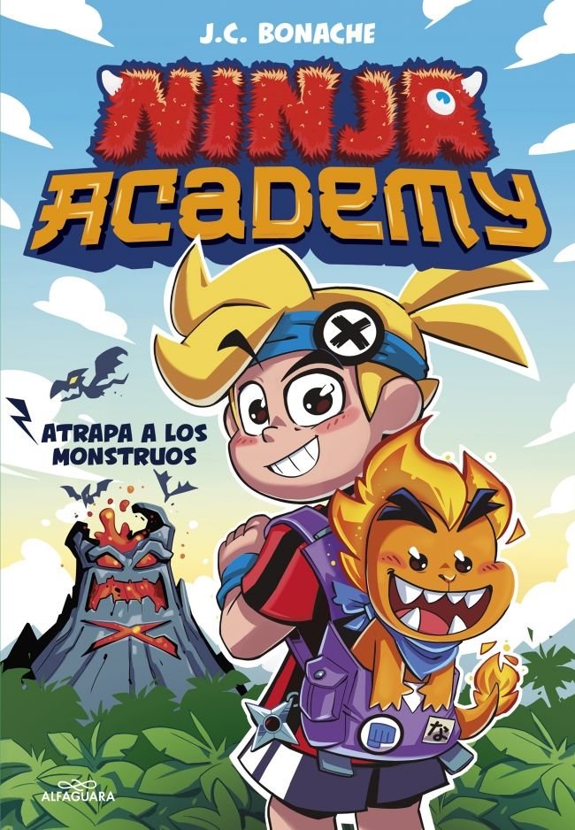 NINJA ACADEMY 1. ATRAPA A LOS MONSTRUOS, de JUAN CARLOS BONACHE | portada del libro