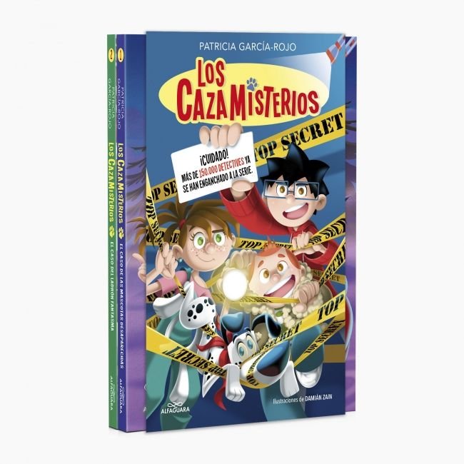LOS CAZAMISTERIOS 1 Y 2 PACK CON EL CASO DE LAS MASCOTAS DE, de PATRICIA GARCIA-ROJO | portada del libro
