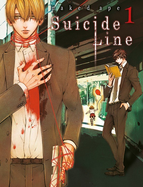 SUICIDE LINE 01, de NAKED APE | portada del libro