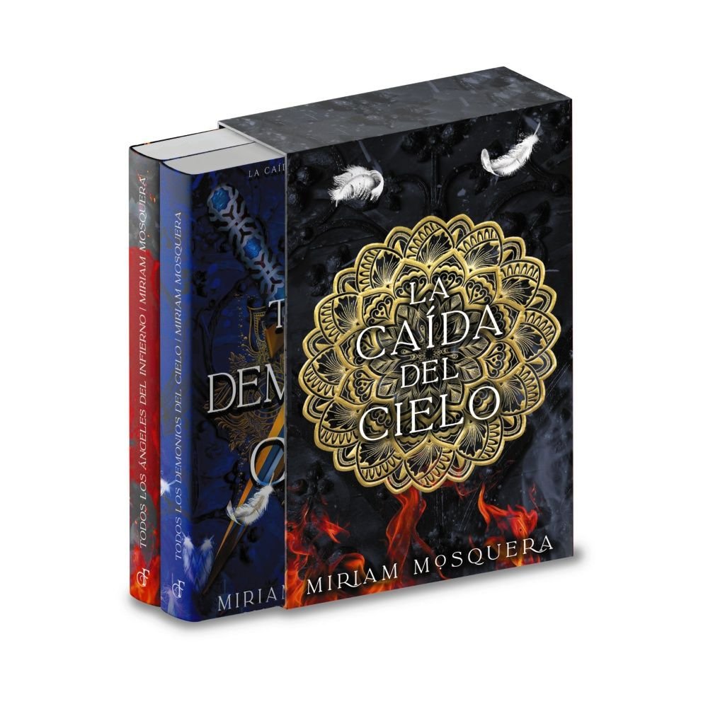 ESTUCHE LA CAIDA DEL CIELO (TODOS LOS ANGELES DEL INFIERNO +, de MOSQUERA, MIRIAM | portada del libro