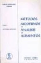 Métodos modernos de análisis de alimentos, de HANS GERHARD MAIER | portada del libro