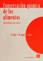 Conservación química de alimentos, de E. LUCK | portada del libro