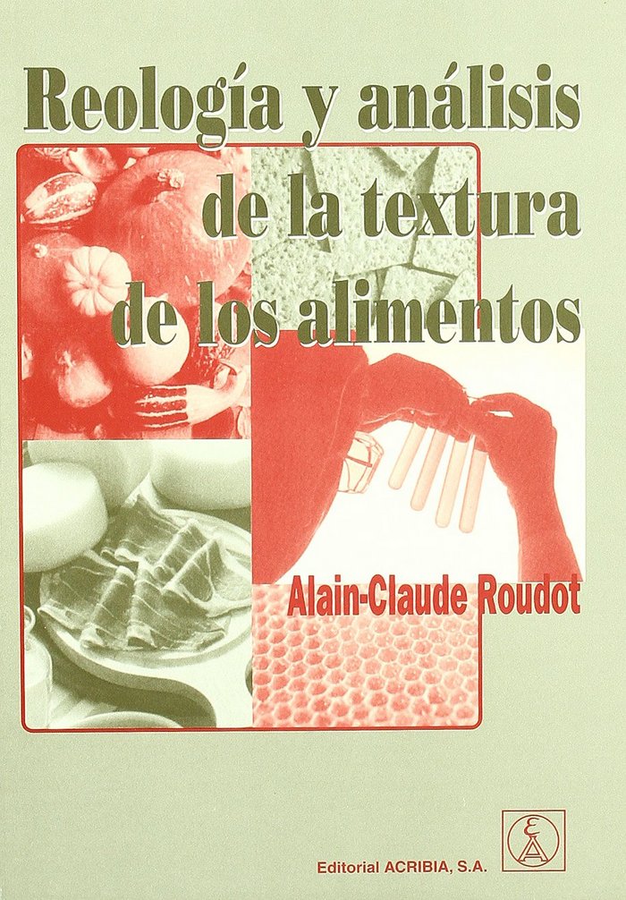 Reología y análisis de la textura de los alimentos, de Roudot | portada del libro