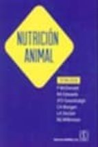 Nutrición animal, de P. MCDONALD | portada del libro