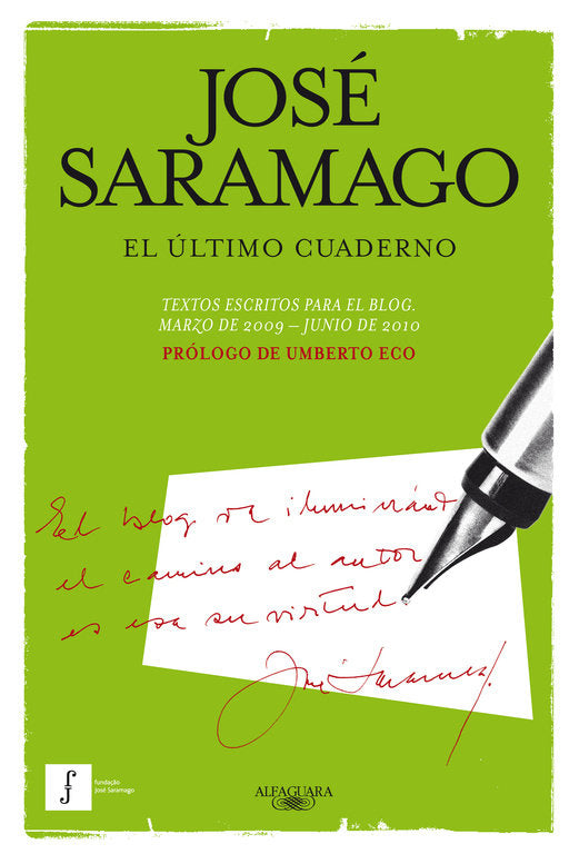 El último cuaderno, de Saramago, José | portada del libro