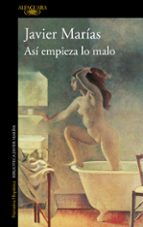 Así empieza lo malo, de Javier Marías | portada del libro