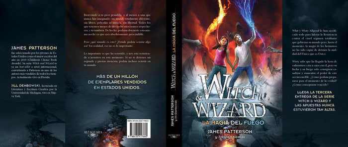 La magia del fuego (Witch & Wizard 3), de Patterson | portada del libro