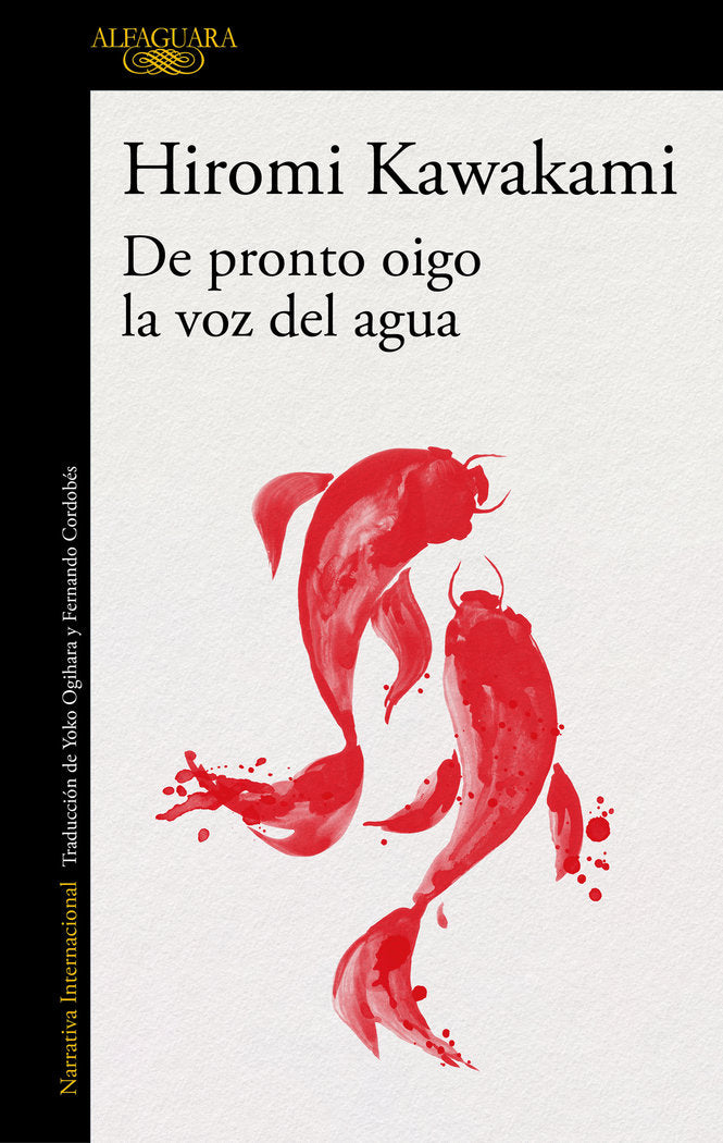 De pronto oigo la voz del agua, de Kawakami, Hiromi | portada del libro