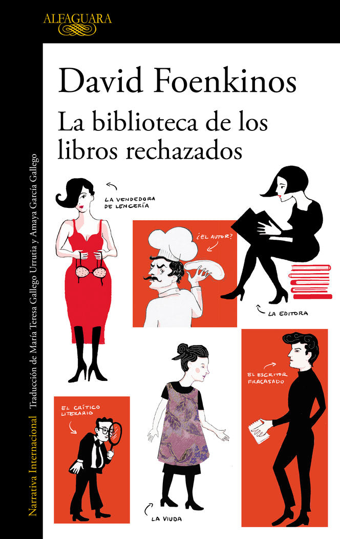 La biblioteca de los libros rechazados, de Foenkinos, David | portada del libro