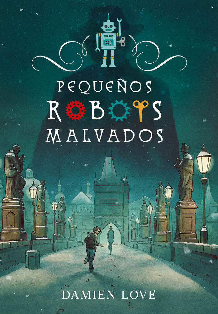 Pequeños robots malvados, de Love, Damien | portada del libro