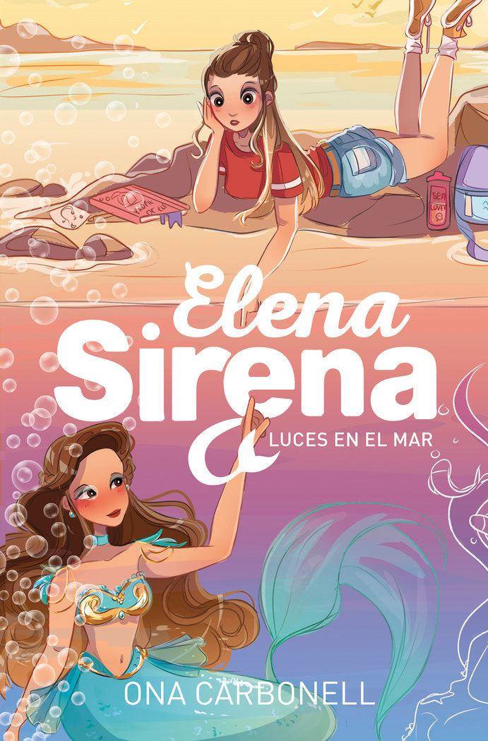 Luces en el mar (Serie Elena Sirena 4), de Carbonell, Ona | portada del libro