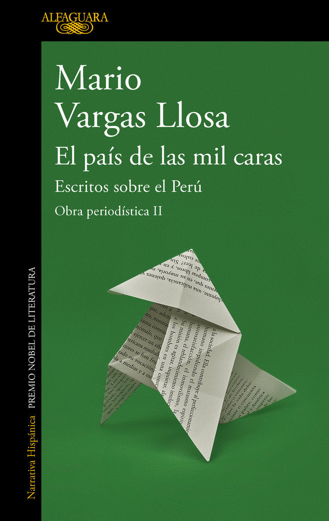 EL PAIS DE LAS MIL CARAS ESCRITOS SOBRE EL PERU, de MARIO VARGAS LLOSA | portada del libro