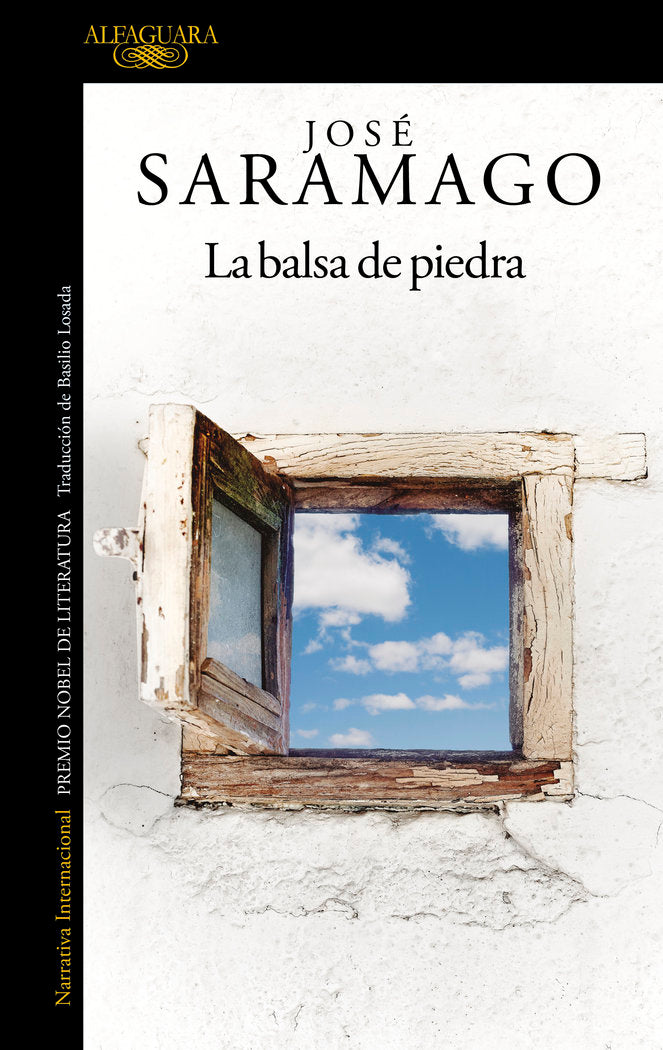 LA BALSA DE PIEDRA, de SARAMAGO, JOSE | portada del libro