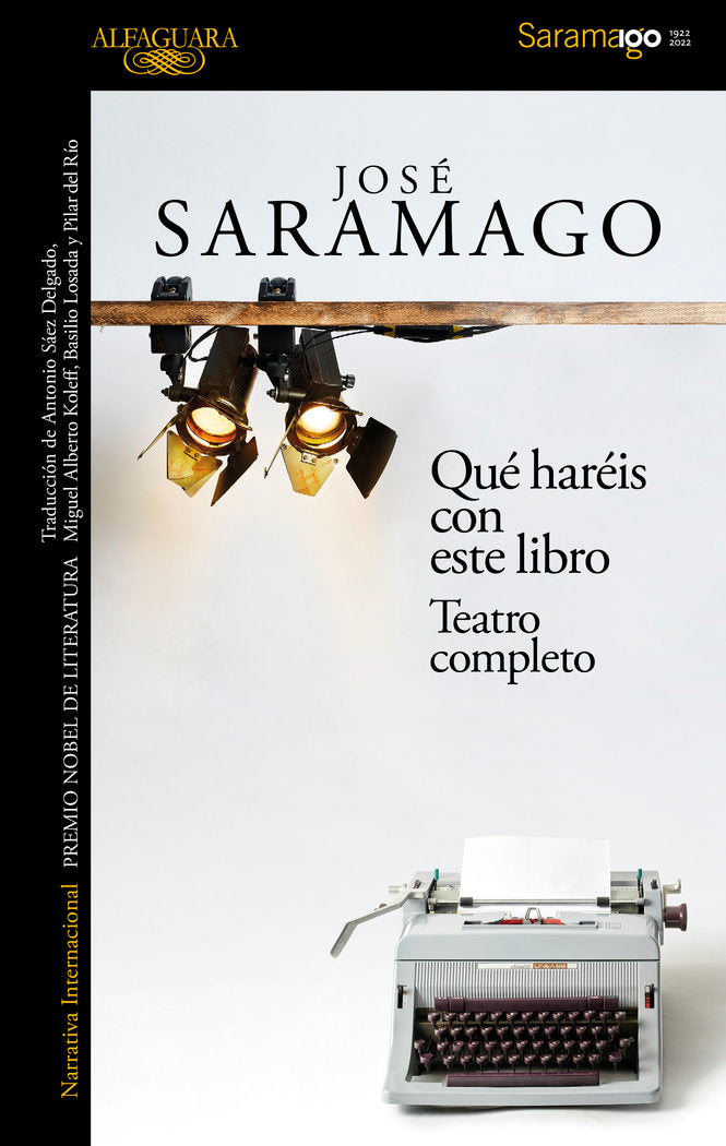 QUE HAREIS CON ESTE LIBRO, de SARAMAGO, JOSE | portada del libro