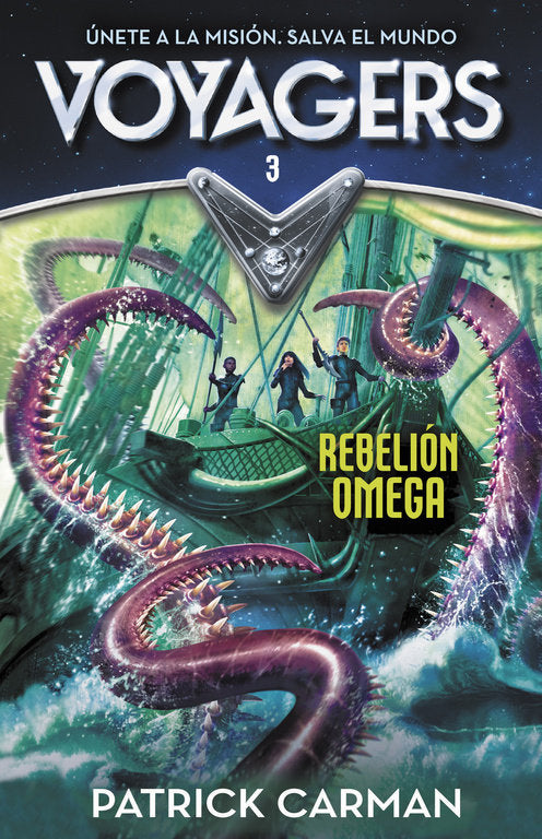 Rebelión Omega (Serie Voyagers 3), de Carman, Patrick | portada del libro