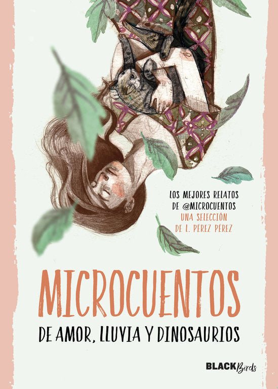 Microcuentos de amor, lluvia y dinosaurios (Colección  BlackBirds), de @microcuentos | portada del libro