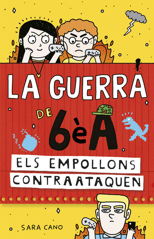 Els empollons contraataquen (La guerra de 6èA  2), de Cano Fernández | portada del libro