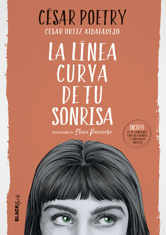 La línea curva de tu sonrisa (Colección  BlackBirds), de Poetry, César | portada del libro