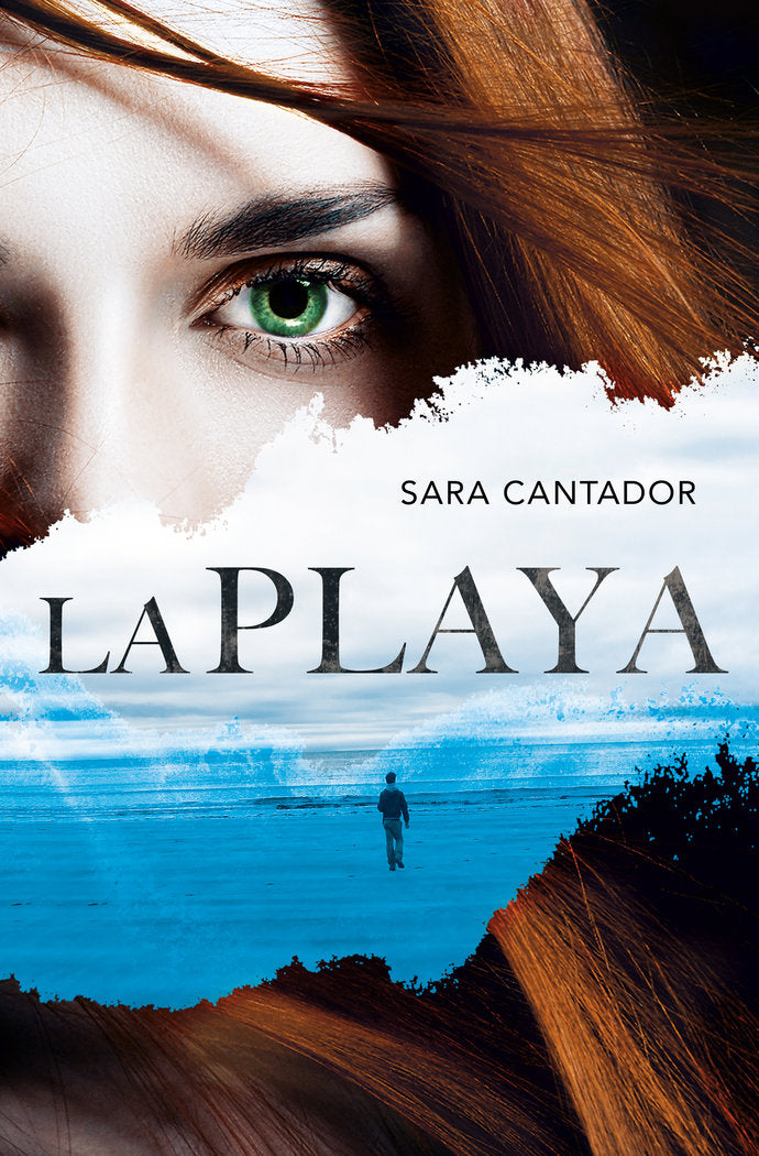 La playa, de Cantador (Nube de palabras), Sara | portada del libro