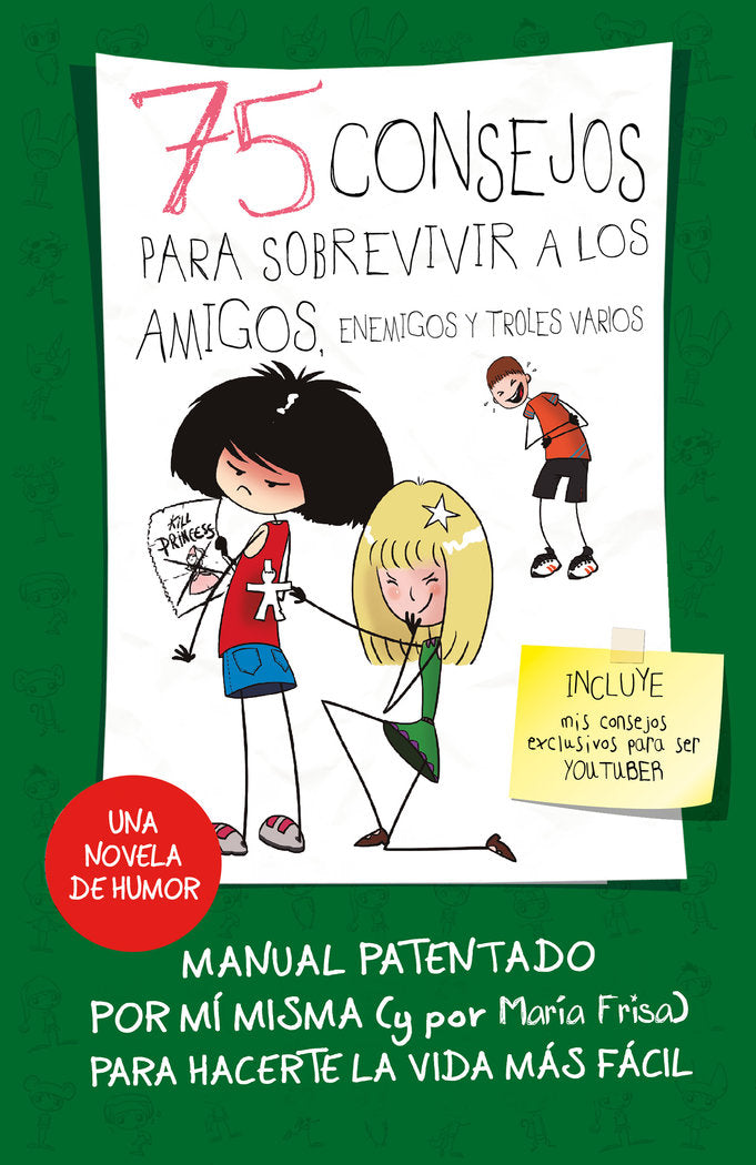 75 consejos para sobrevivir a los amigos, enemigos y troles varios (Serie 75 Consejos 10), de Frisa, María | portada del libr