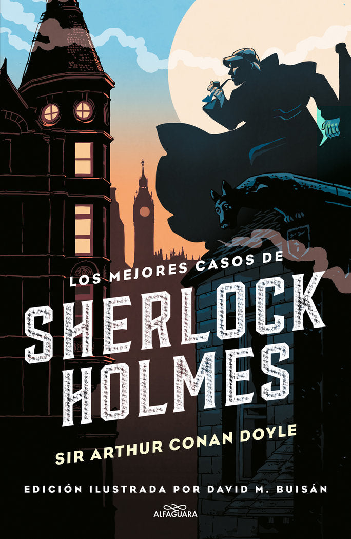 Los mejores casos de Sherlock Holmes (Colección Alfaguara Clásicos), de Conan Doyle, Sir Arthur | portada del libro