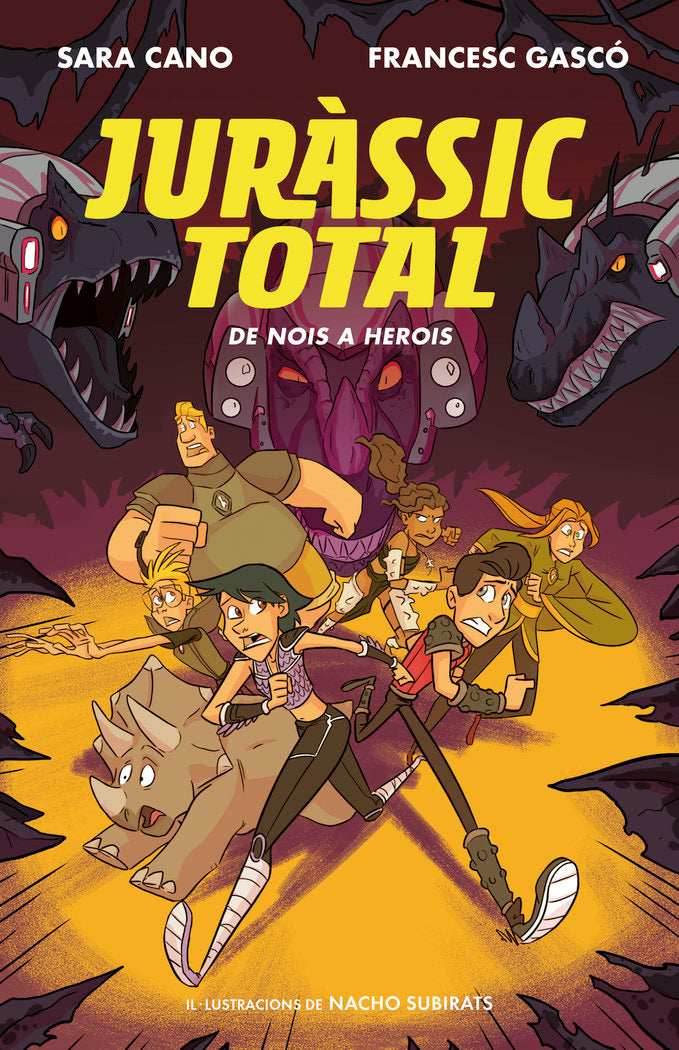 De nois a herois (Sèrie Juràssic Total 3), de Cano Fernández, Sara | portada del libro